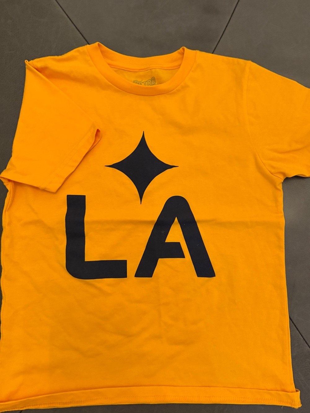 Kids Orange 'LA' Graphic Tee - medium kids/youth or xs women/men